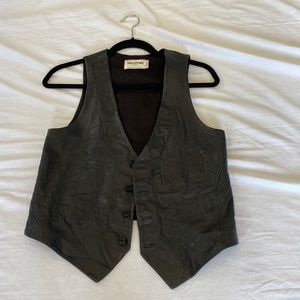 Zadig et Voltaire lamb leather vest